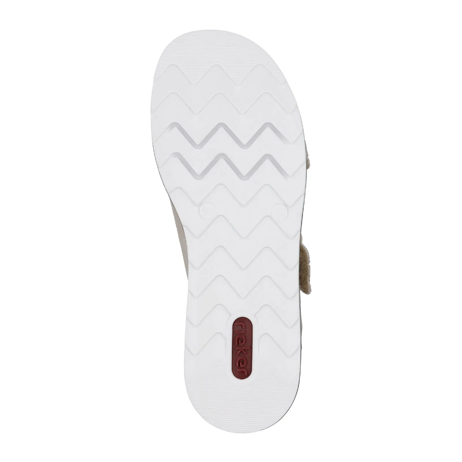 Rieker Regina V7955 Slide Sandal (Women) - Iceberg/Nude