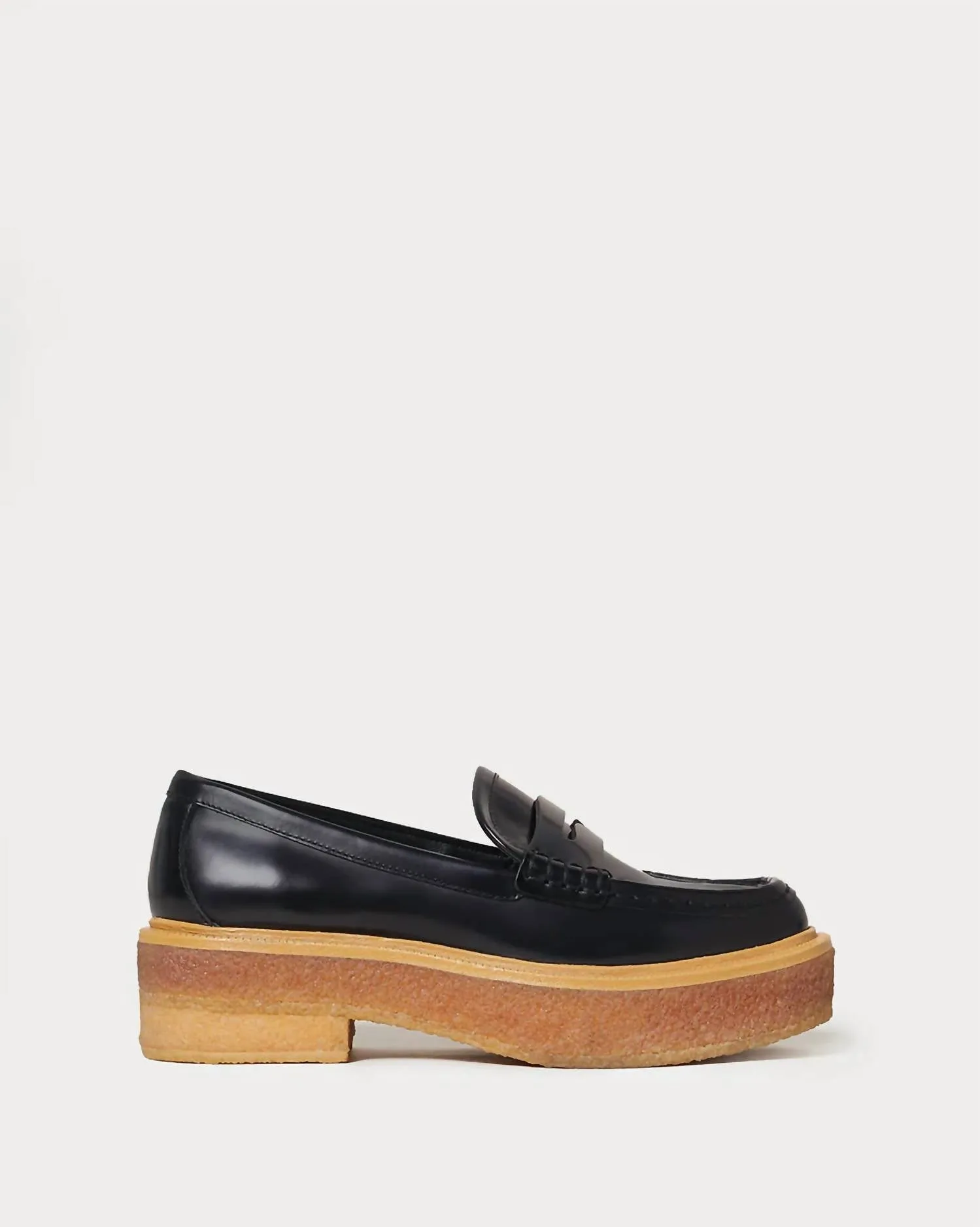 Rikki Black Platform Loafer