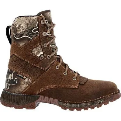 Rocky Men's Hi Wire 8" Waterproof Slip Resistant Western Hunt Boot -Earth- RKW0428