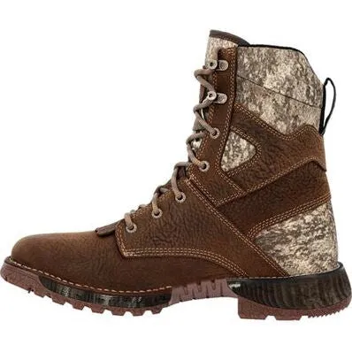 Rocky Men's Hi Wire 8" Waterproof Slip Resistant Western Hunt Boot -Earth- RKW0428