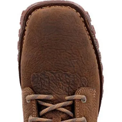 Rocky Men's Hi Wire 8" Waterproof Slip Resistant Western Hunt Boot -Earth- RKW0428