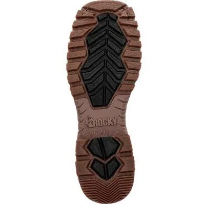 Rocky Men's Hi Wire 8" Waterproof Slip Resistant Western Hunt Boot -Earth- RKW0428
