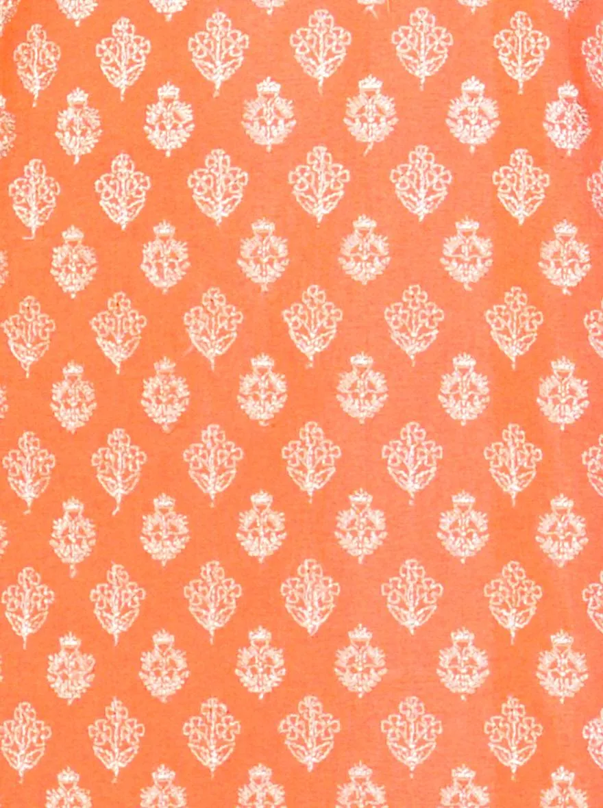 Rust & Golden Kurta Set | Azania