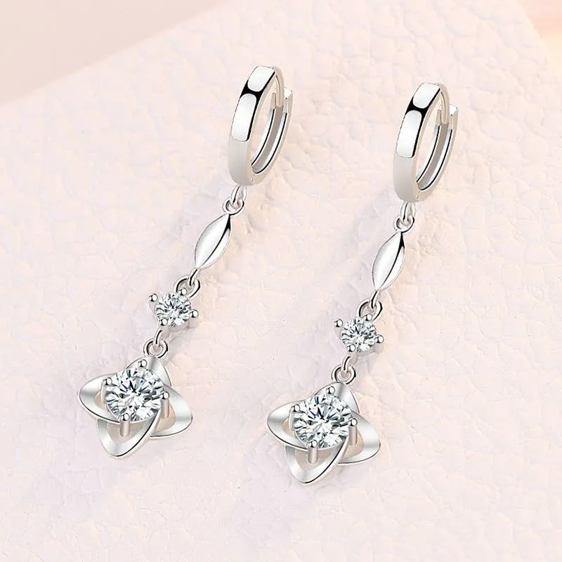 S925 Sterling Silver Earrings Long Tassel Earring