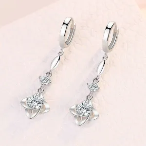 S925 Sterling Silver Earrings Long Tassel Earring