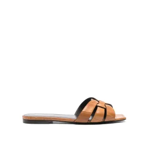 SAINT LAURENT Tribute Flat Sandals for Women
