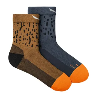 Salewa Mens Mountain Trainer Sal One Pair Merino Odd Walking Socks - Java Blue