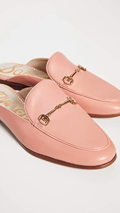Sam Edelman Women's Linnie Mules, Rose, Pink, 5 Medium US