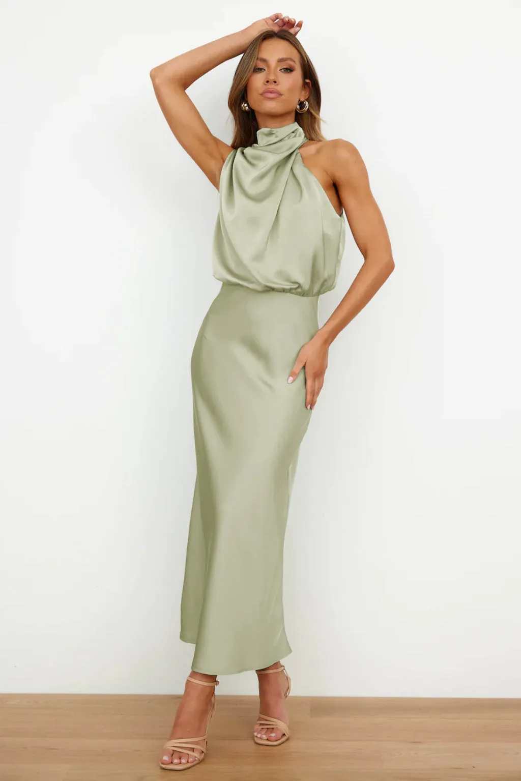 Sandra | Satin Long Dress