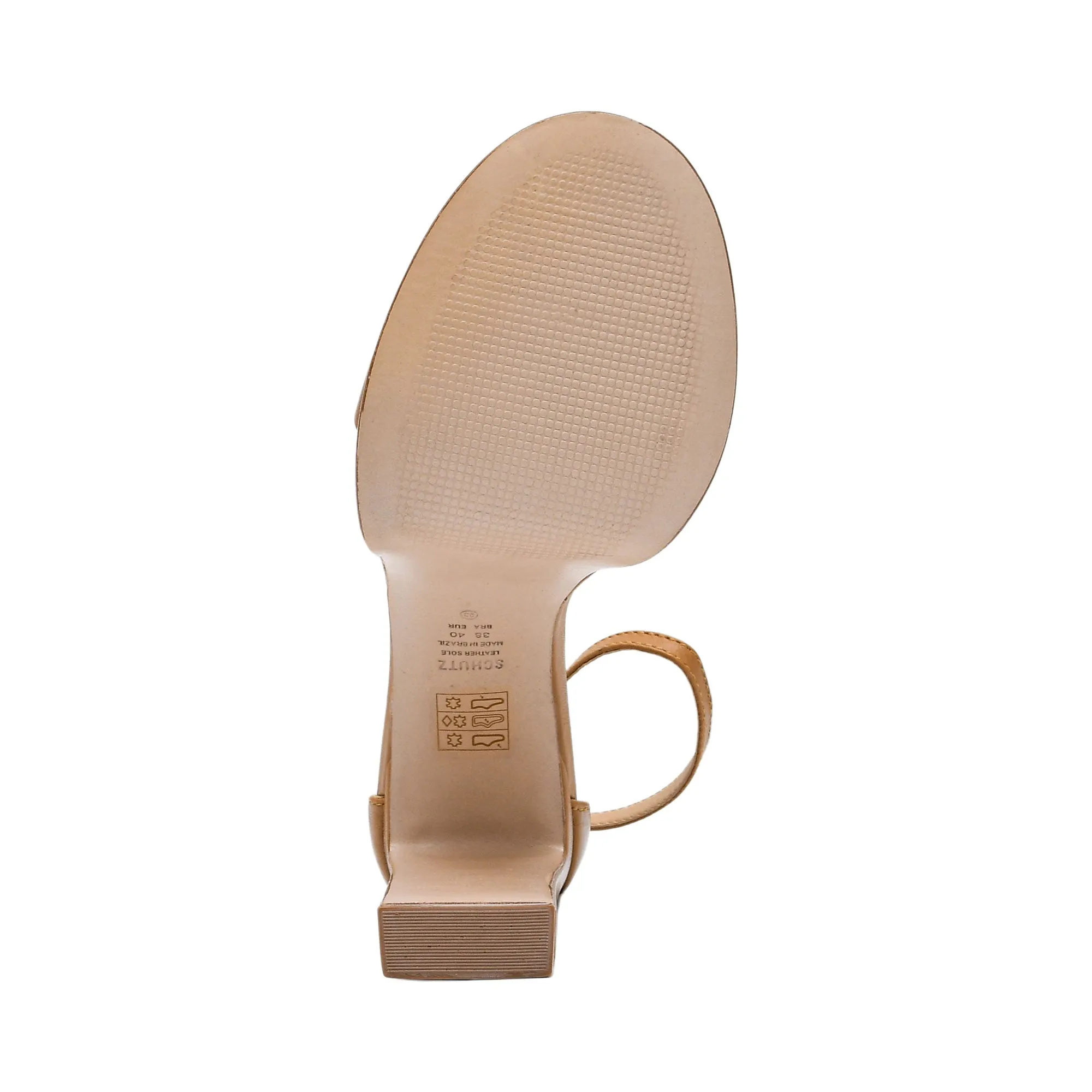 Schutz Women's  High Heel Sandal Rich Tan