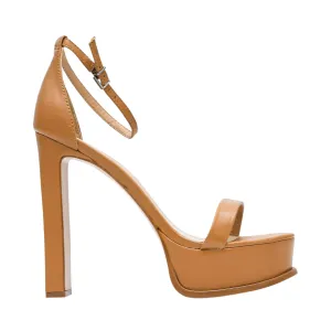 Schutz Women's  High Heel Sandal Rich Tan