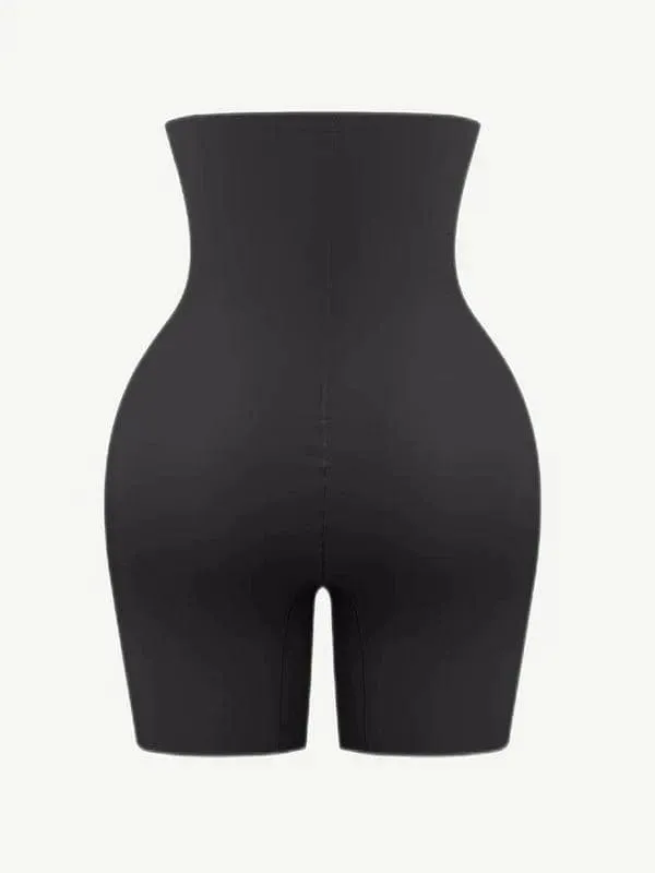Seamless High Waist Bum Lifting Shapewear Shorts with Removable Hip Pads