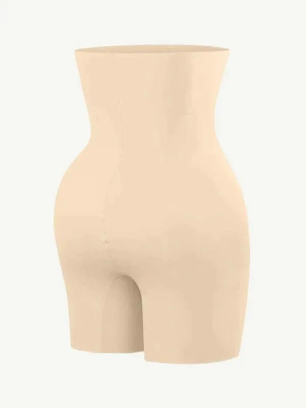 Seamless High Waist Bum Lifting Shapewear Shorts with Removable Hip Pads