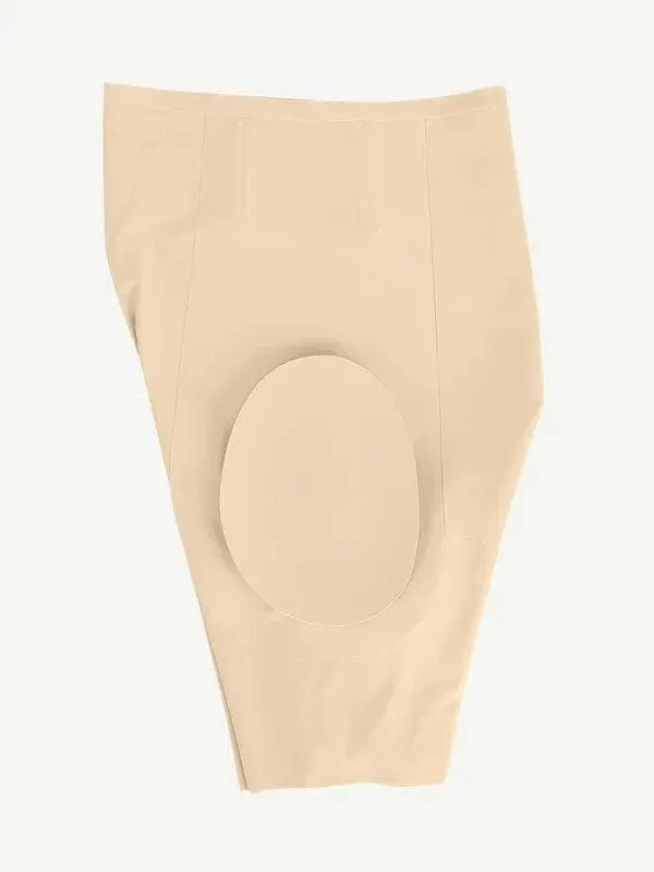 Seamless High Waist Bum Lifting Shapewear Shorts with Removable Hip Pads