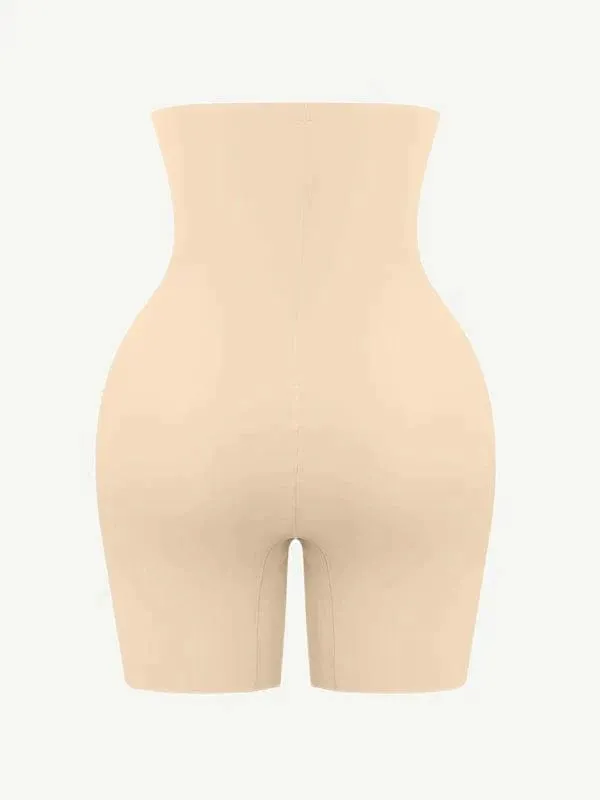 Seamless High Waist Bum Lifting Shapewear Shorts with Removable Hip Pads