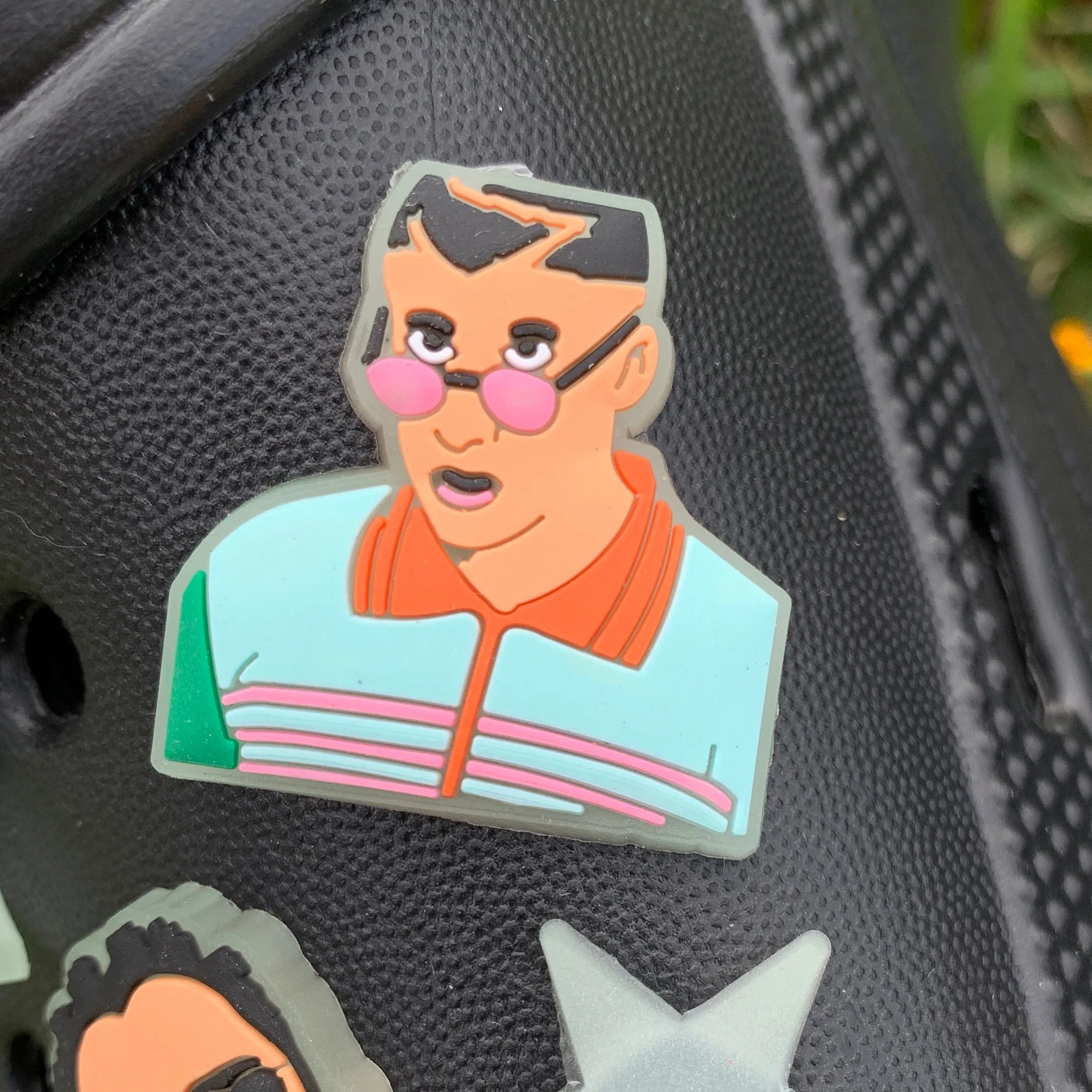 SHOE CHARMS - BAD BUNNY AQUA POLO