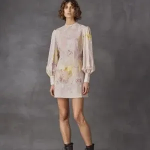 Silk Linen Strapless Dress