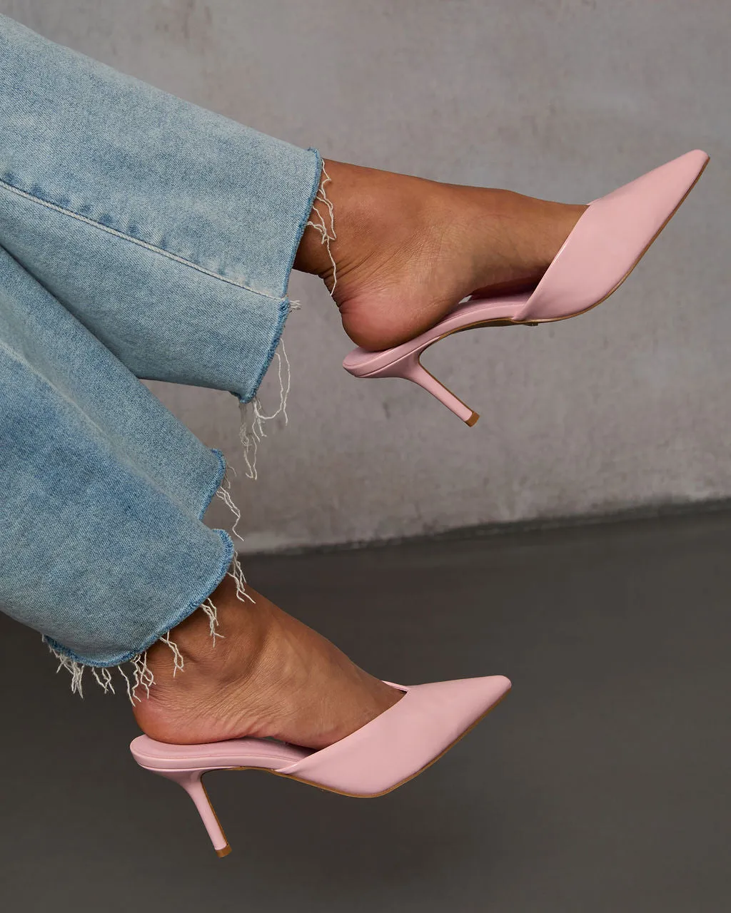 Sleek Moves Pointed Toe Mules