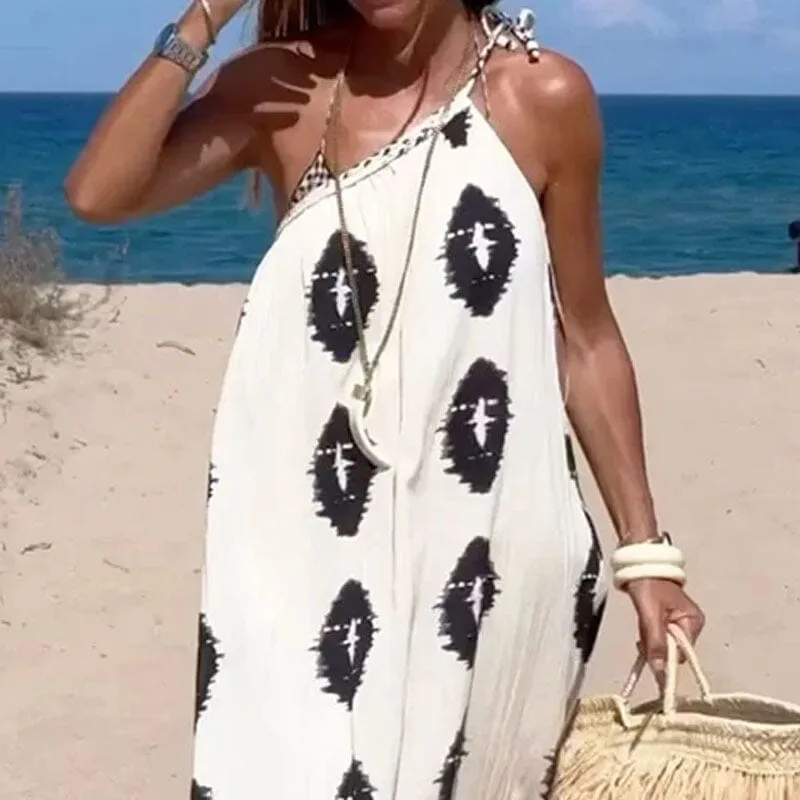 Solis Loose One Shoulder Maxi Dress