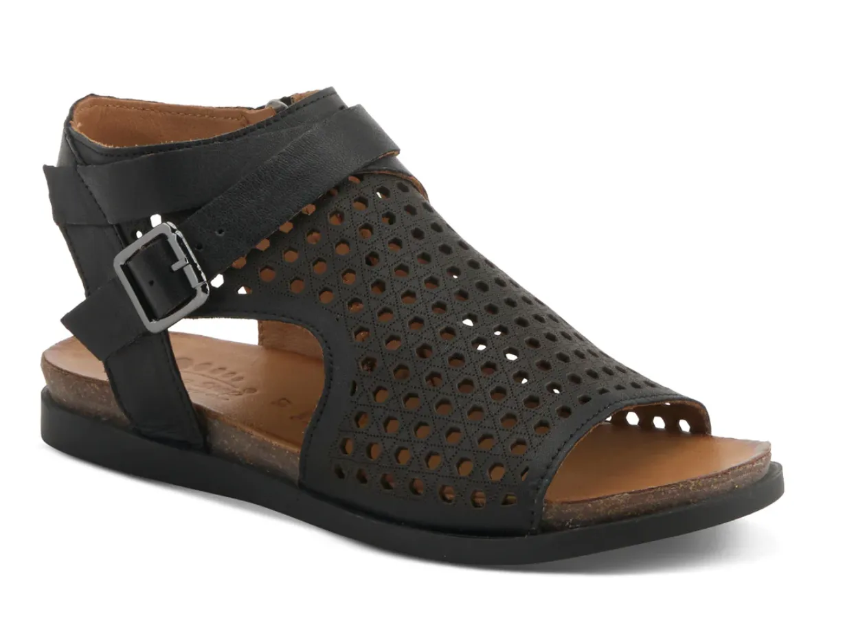 Spring Step COVINGTON Leather Flat Ankle Sandal Shoe
