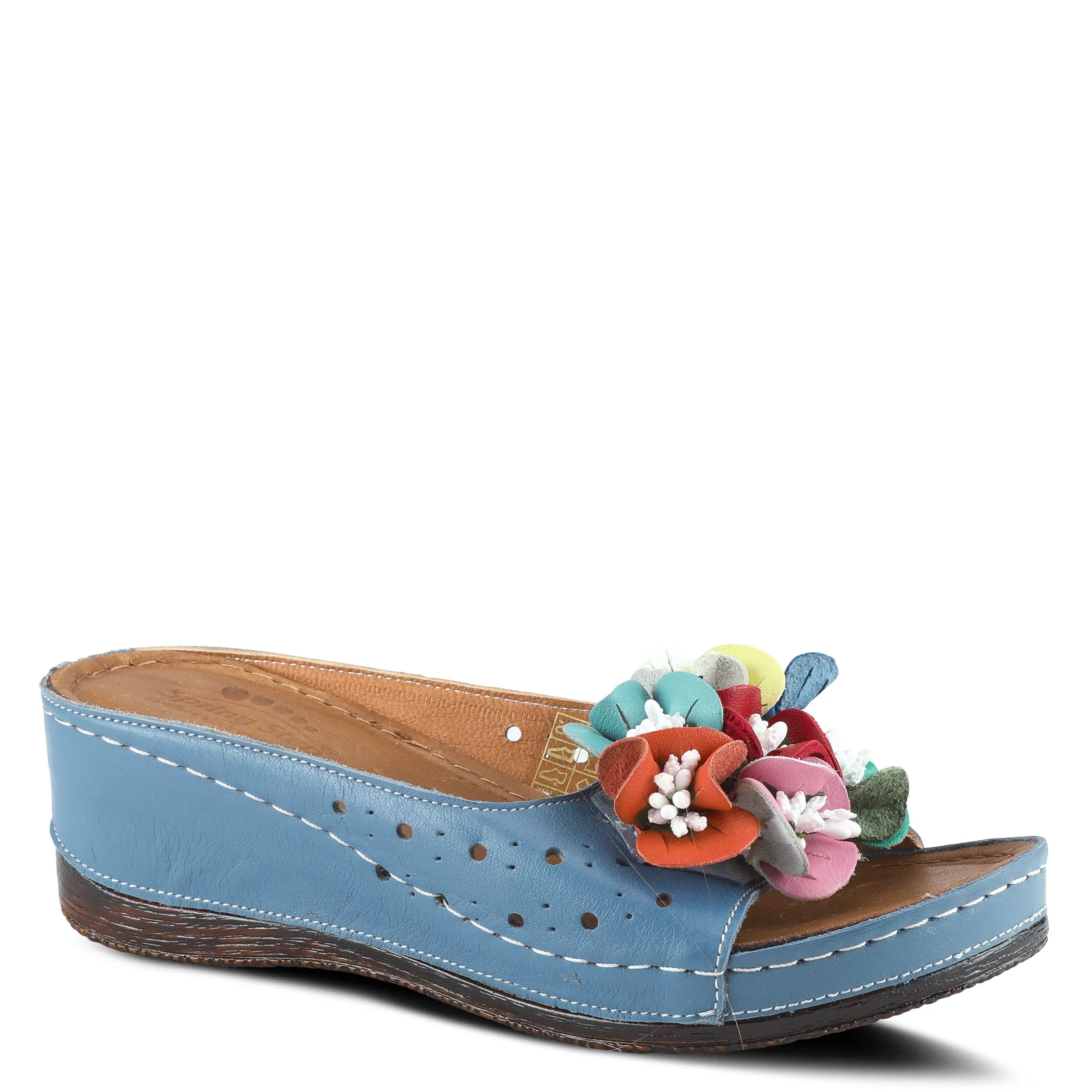 Spring Step Shoes Flowerchild Women’s Leather Multi Color Sandal