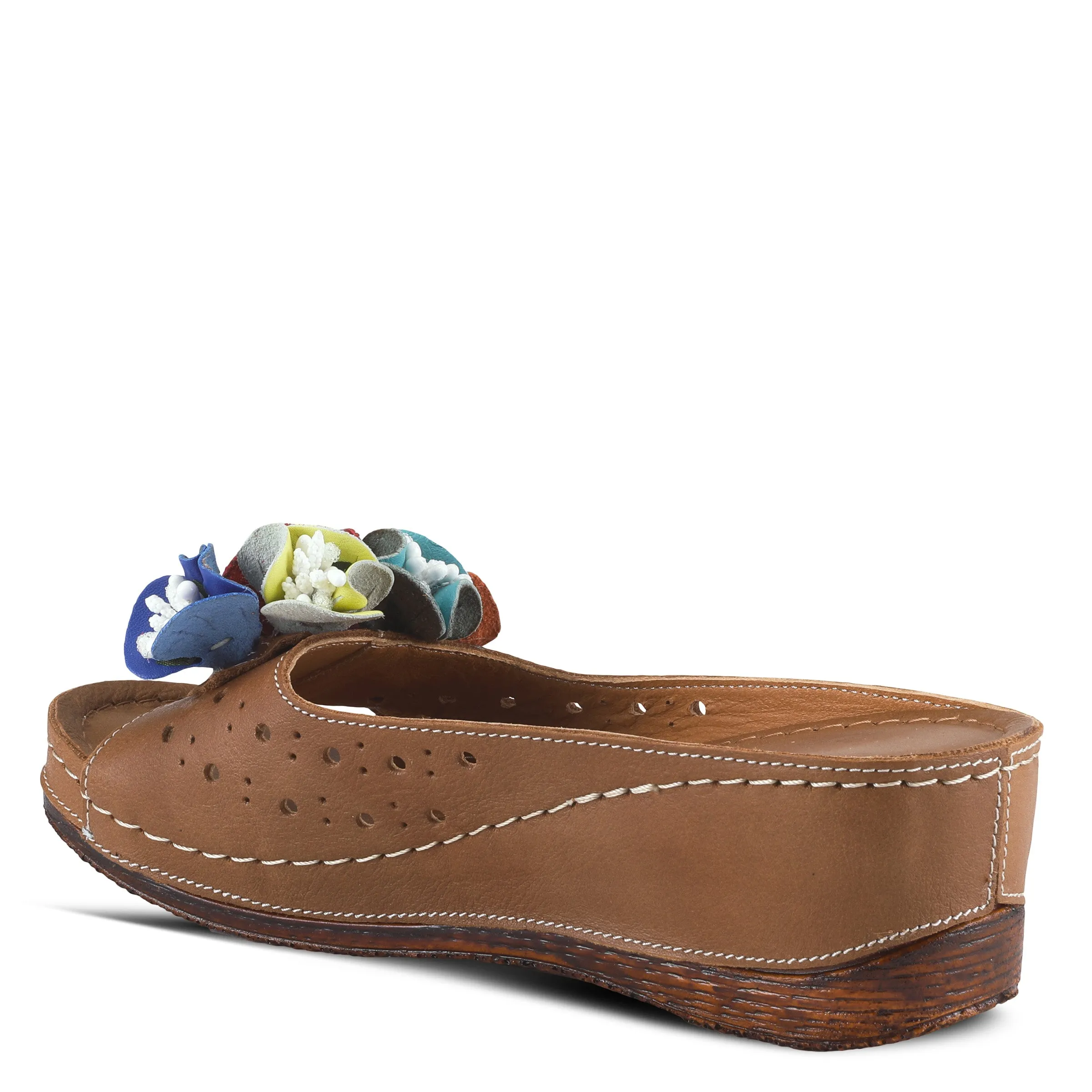 Spring Step Shoes Flowerchild Women’s Leather Multi Color Sandal