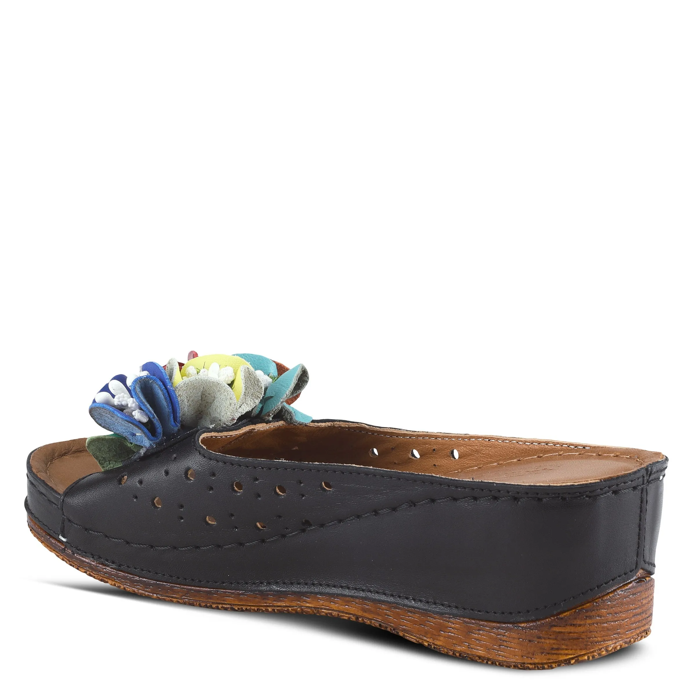 Spring Step Shoes Flowerchild Women’s Leather Multi Color Sandal