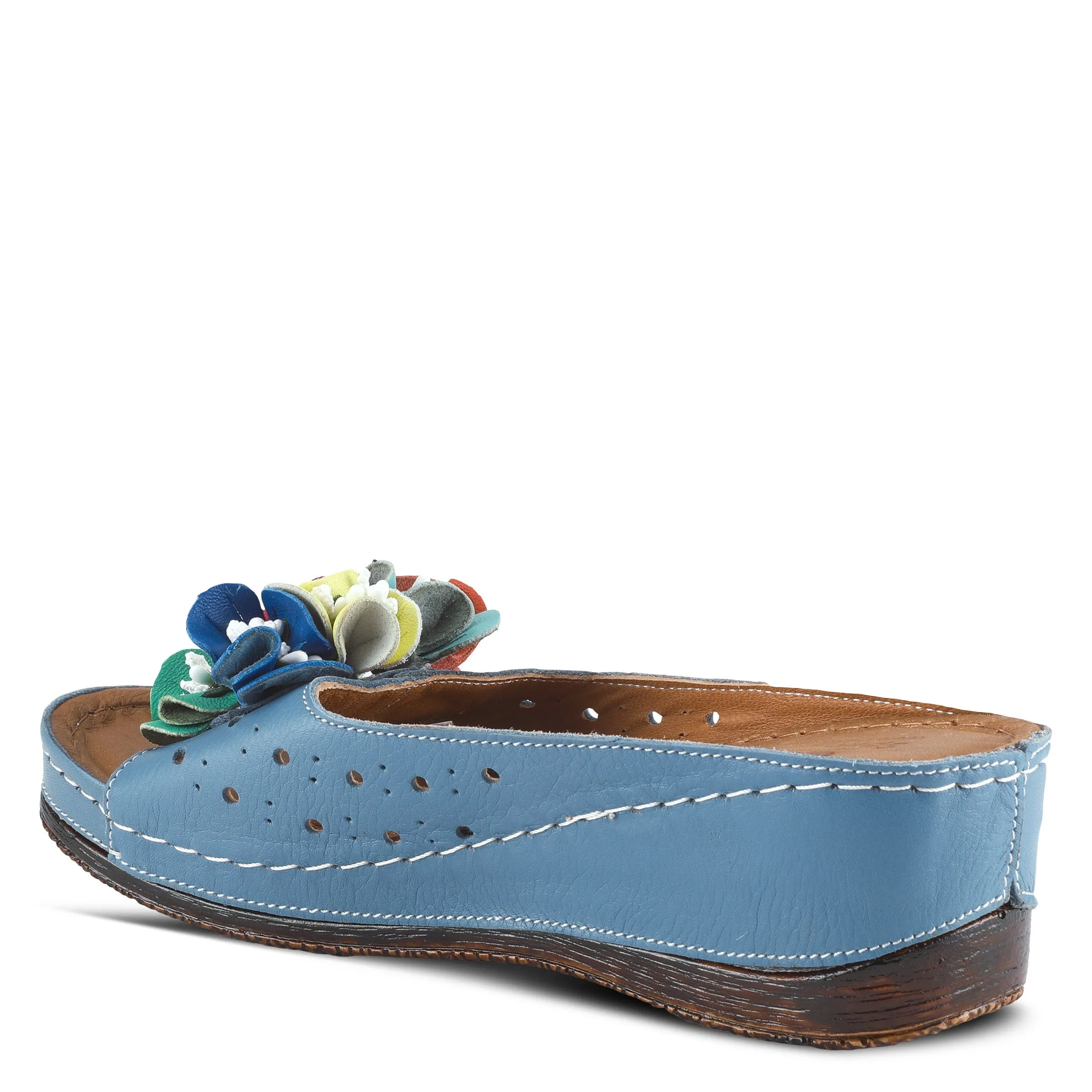 Spring Step Shoes Flowerchild Women’s Leather Multi Color Sandal