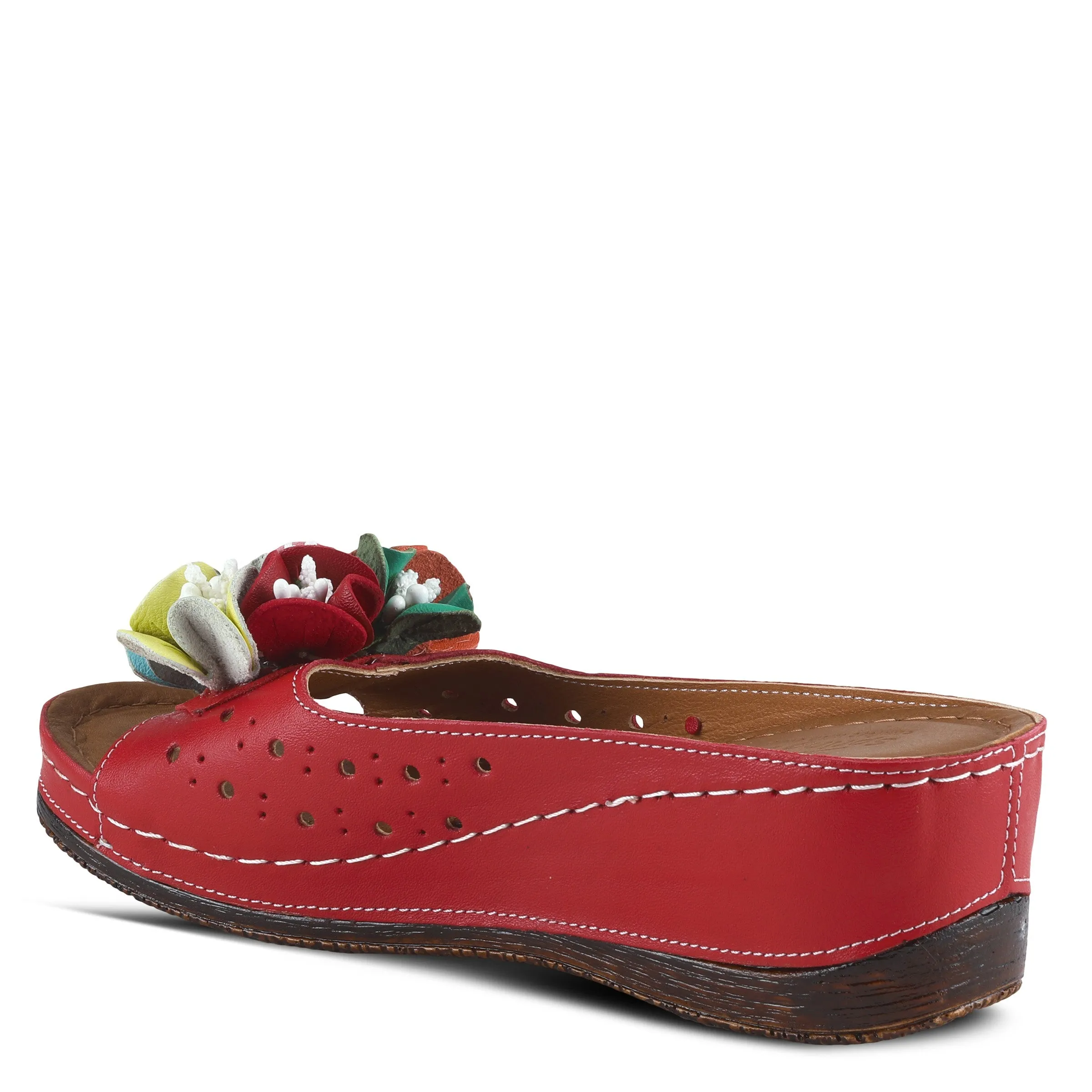 Spring Step Shoes Flowerchild Women’s Leather Multi Color Sandal
