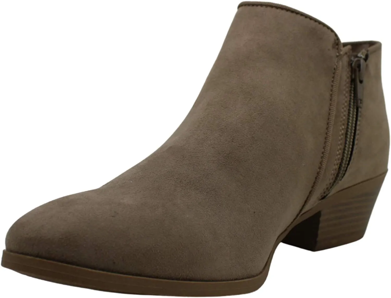 Style & Co. Womens Wileyy Almond Toe Ankle Fashion Boots Taupe