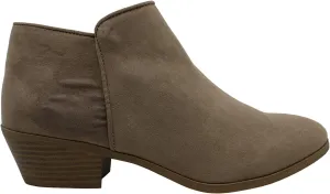 Style & Co. Womens Wileyy Almond Toe Ankle Fashion Boots Taupe