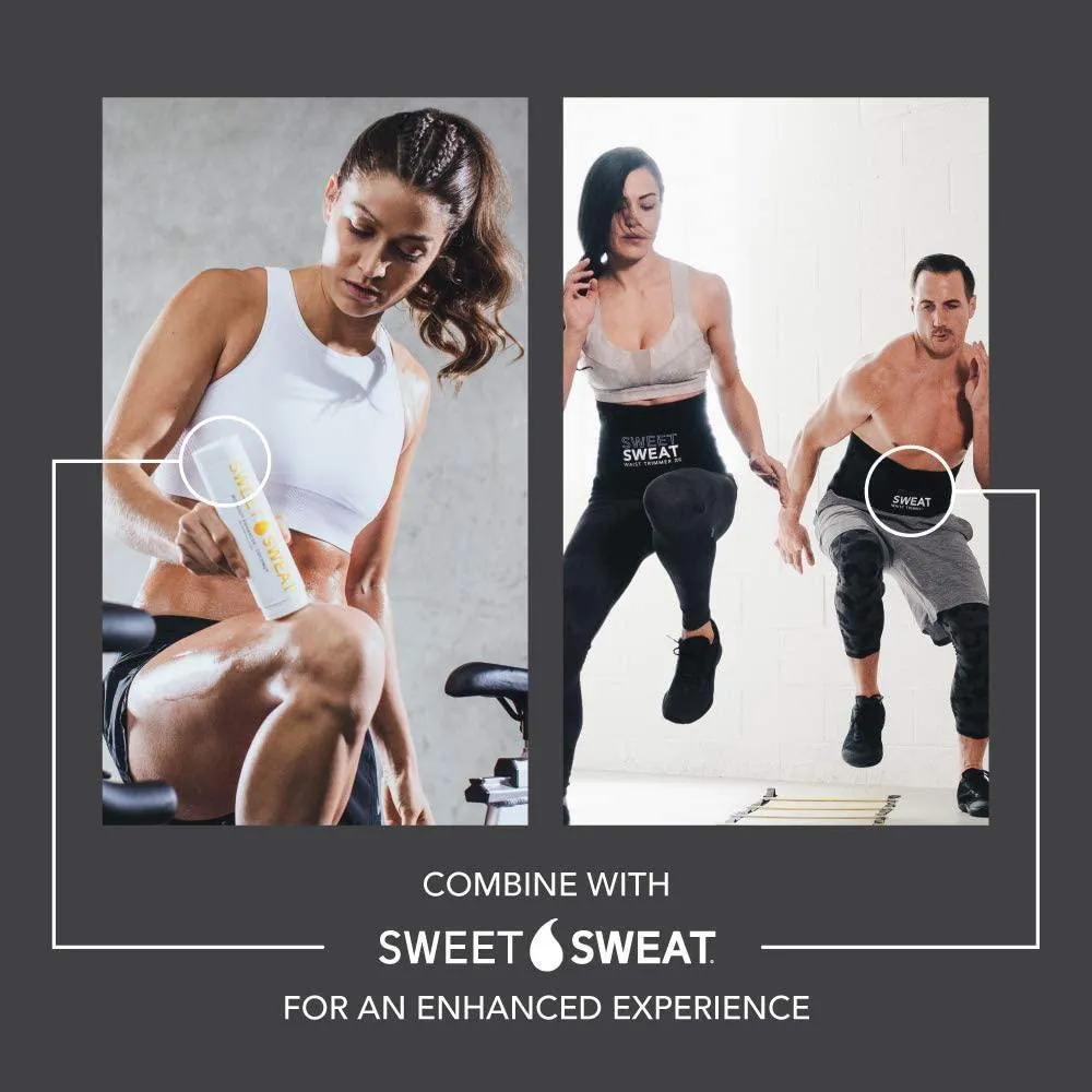 Sweet Sweat Waist Trimmer &#039;Xtra Coverage&#039; Belt - Premium Waist Trainer with more Torso Coverage for a Better Sweat!