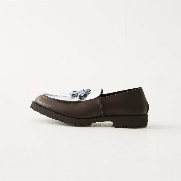 TASSEL LOAFER BLACK / SILVER