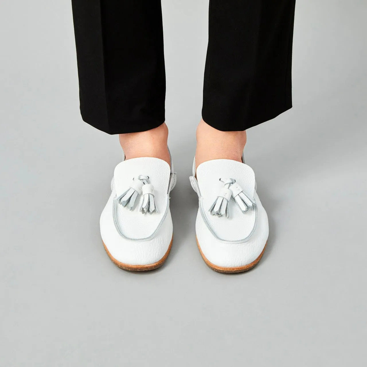 TASSEL LOAFER　ALL WHITE