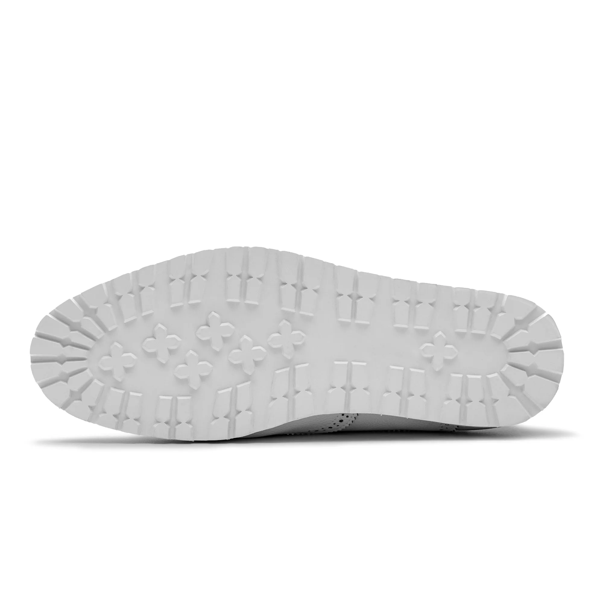 Tayon The Priority Leather Lace Up Wingtip Sneaker White