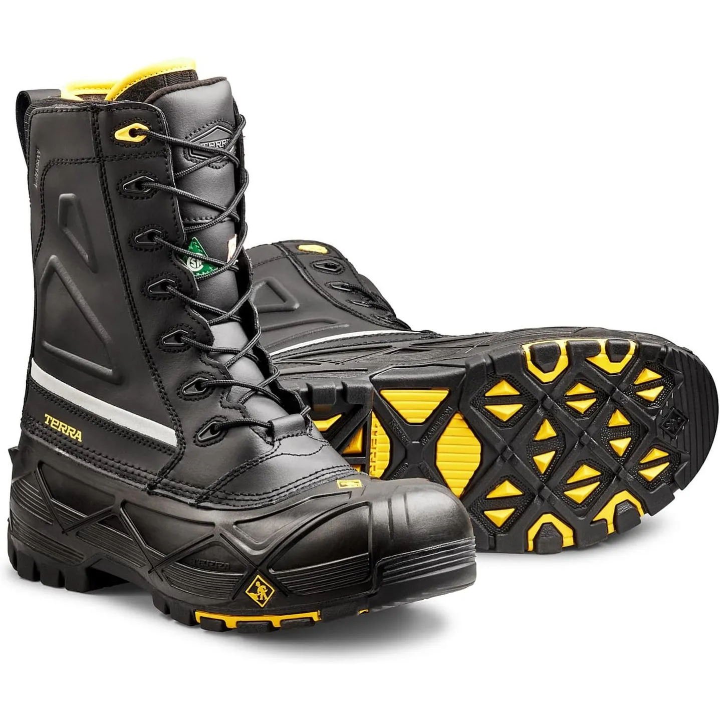 Terra Men's Crossbow Composite Toe Waterproof Winter Pac Safety Work Boot -Black- R5605B