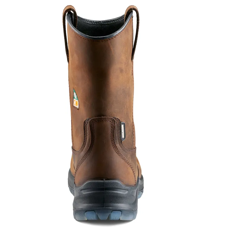 Terra Men's Murphy Composite Toe Waterproof Safety Wellington Work Boot - Brown - 1283DB