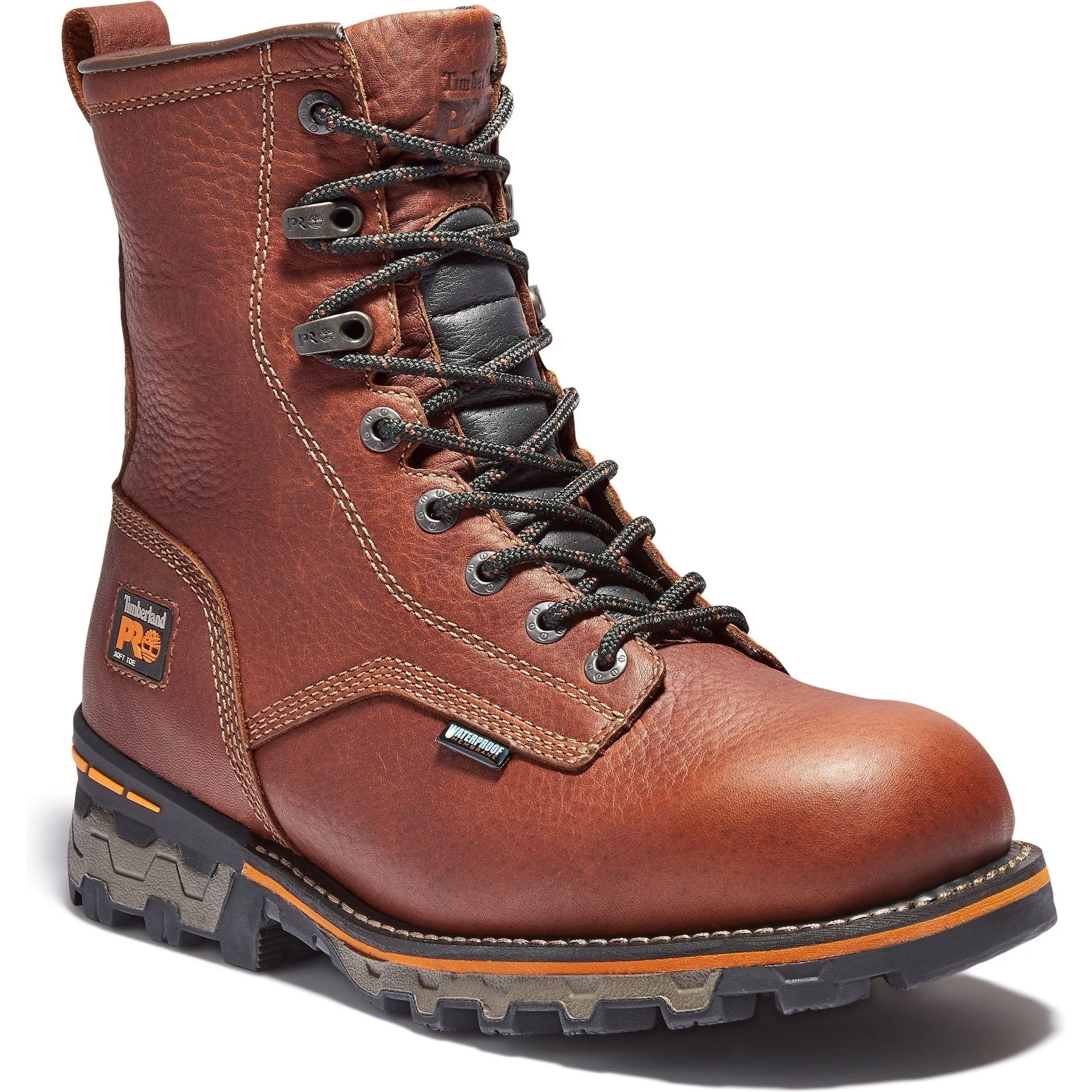 Timberland PRO Men's Boondock 8" Soft Toe Waterproof Work Boot - TB11113A210