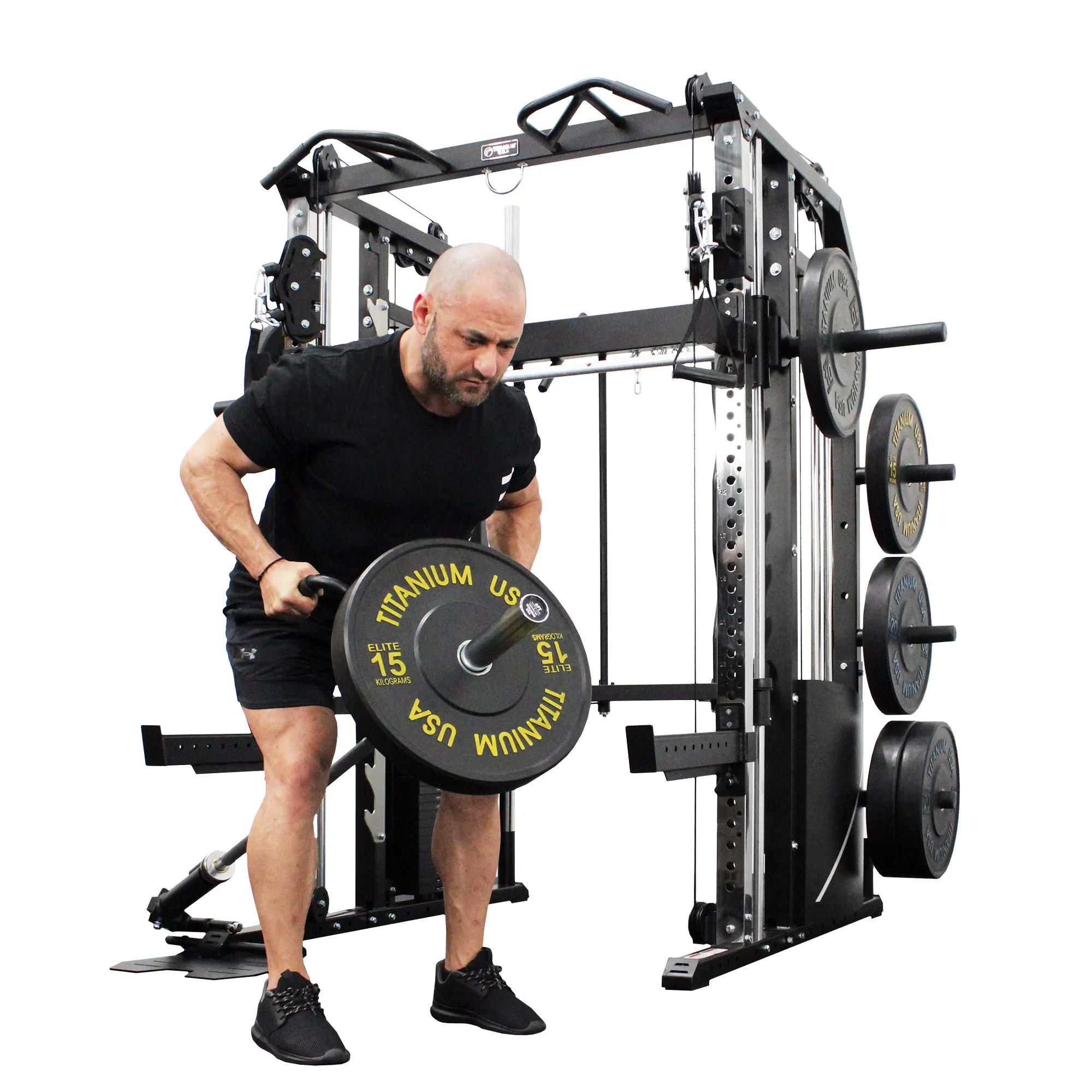TITANIUM USA G50 FUNCTIONAL SMITH MACHINE WITH WEIGHT STACKS
