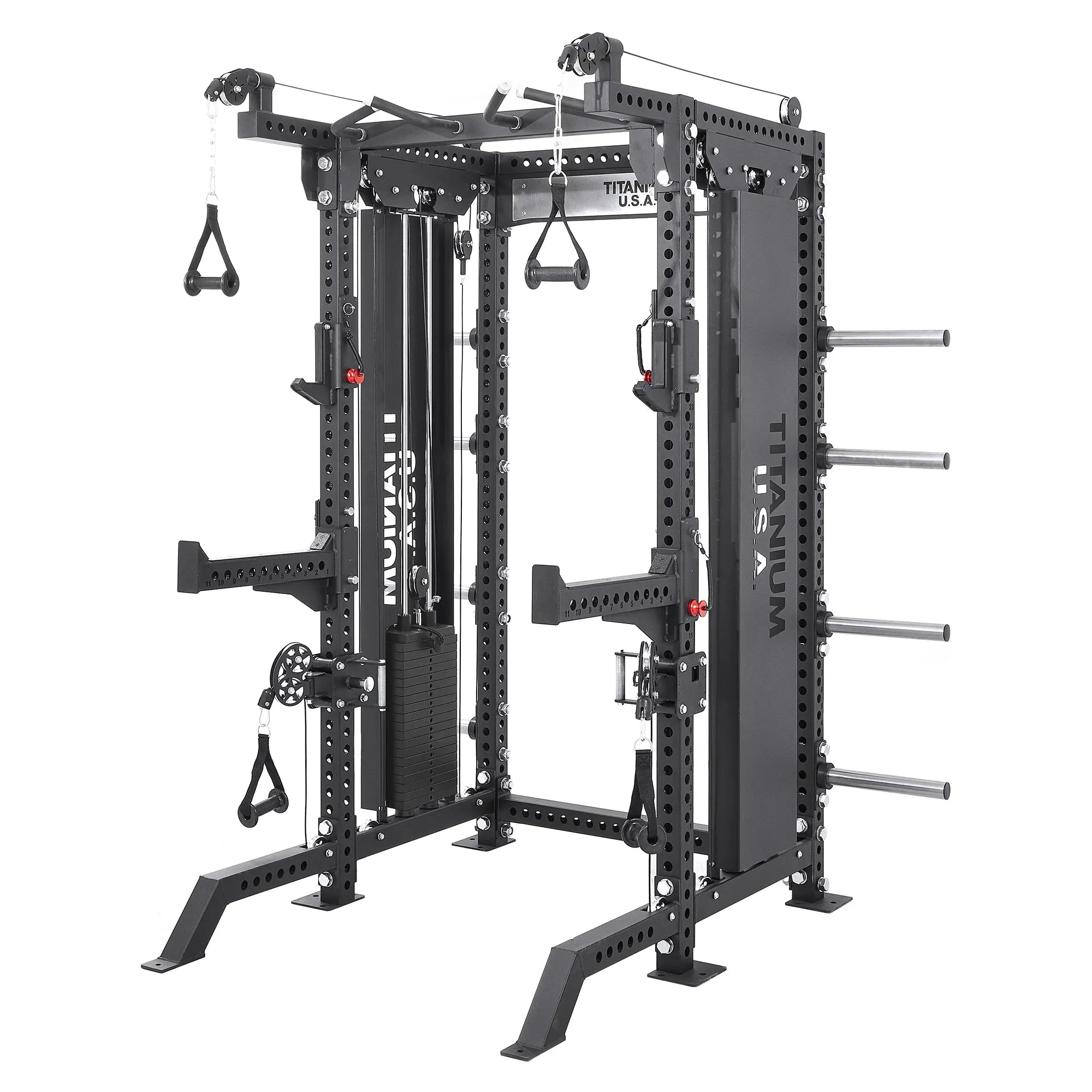 TITANIUM USA M80 FUNCTIONAL SQUAT RACK PACKAGE 2