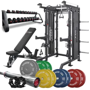 TITANIUM USA M80 FUNCTIONAL SQUAT RACK PACKAGE 2