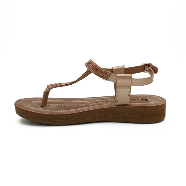 Toe Thong Diamante Sandal - 0959