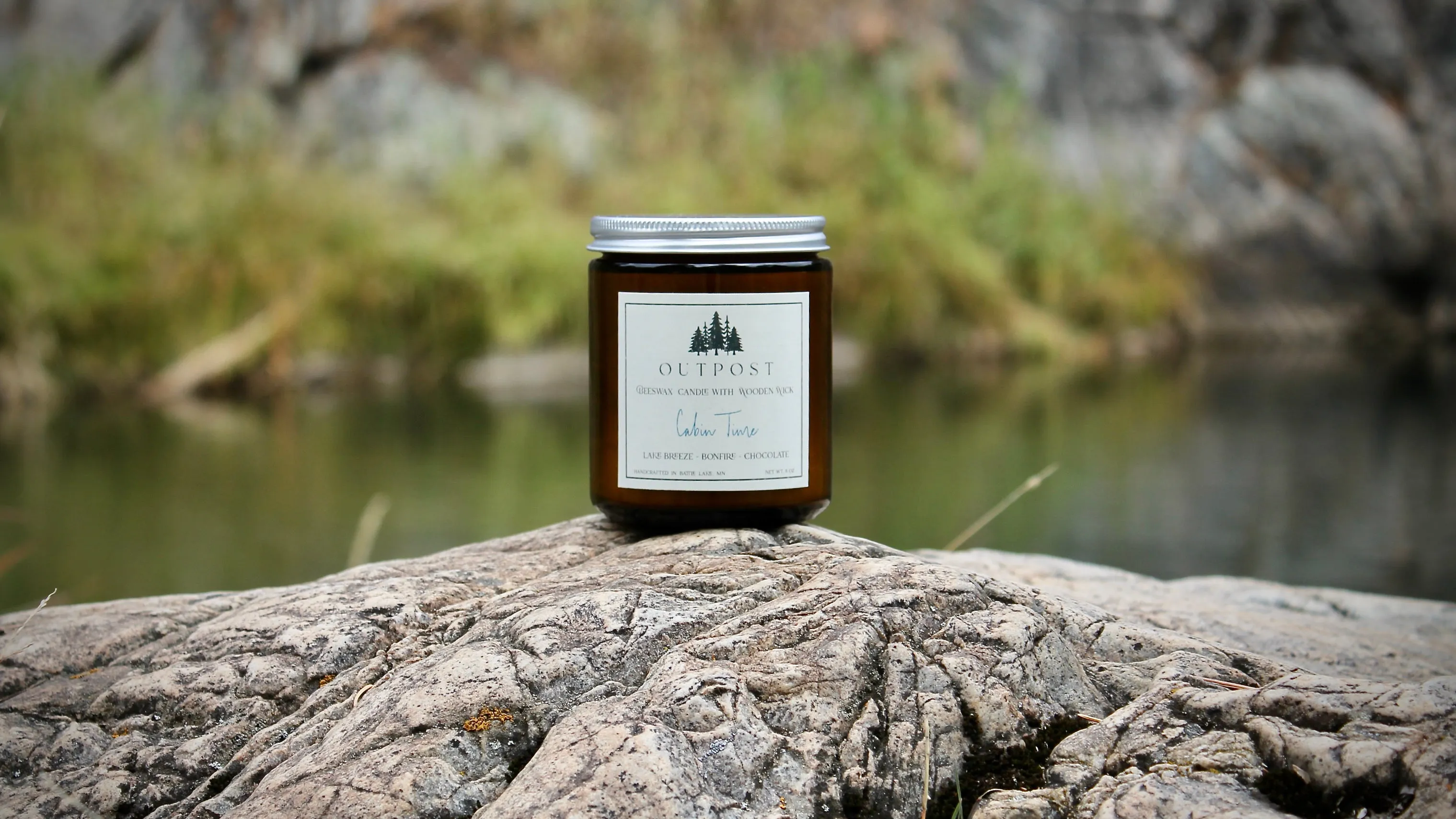 Travel Tin Beeswax Candles with Wooden Wicks
