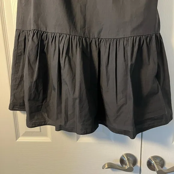 Tuckernuck Hyacinth House Mini Jo Black Ruffle Sleeveless Dress Sz M EUC
