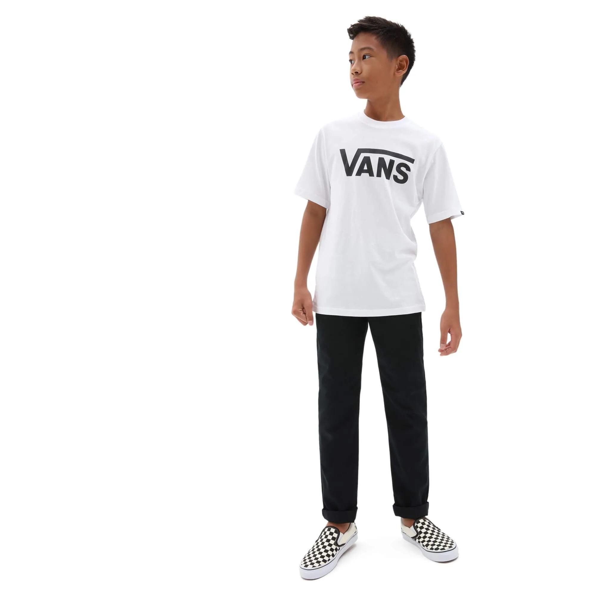 Vans Kids Vans Classic T-Shirt (8-14  Years) White/Black