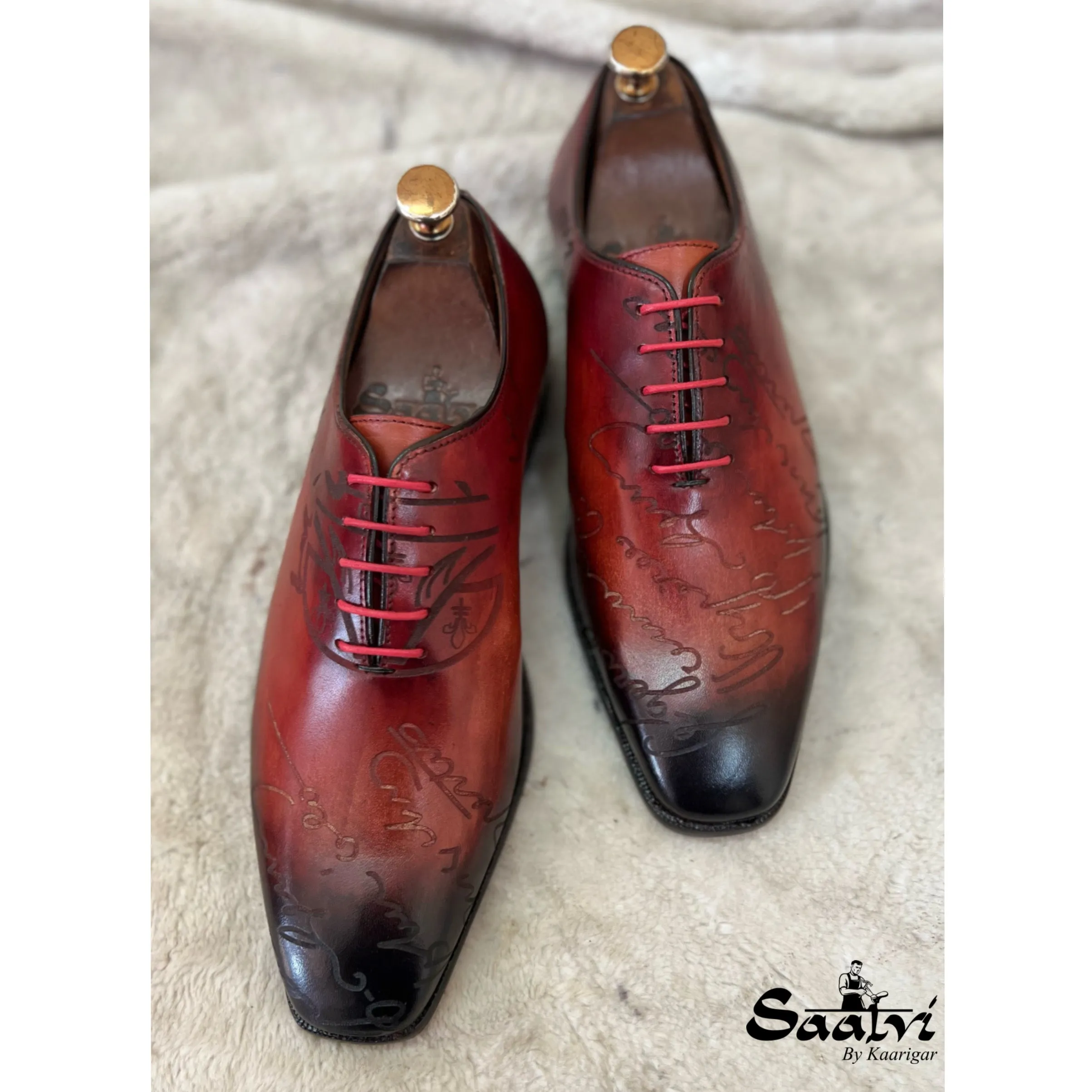 Wholecut Oxfords Signature Hand Finished Bordo