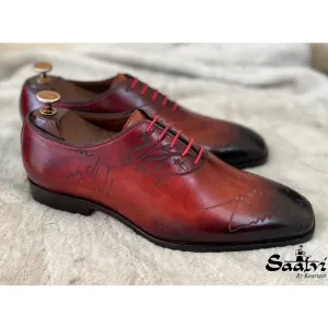 Wholecut Oxfords Signature Hand Finished Bordo