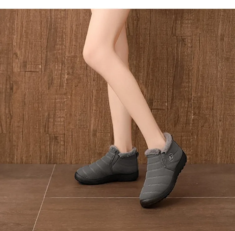 Winter Casual Shoes Women Warm Fur Ankle Sneakers