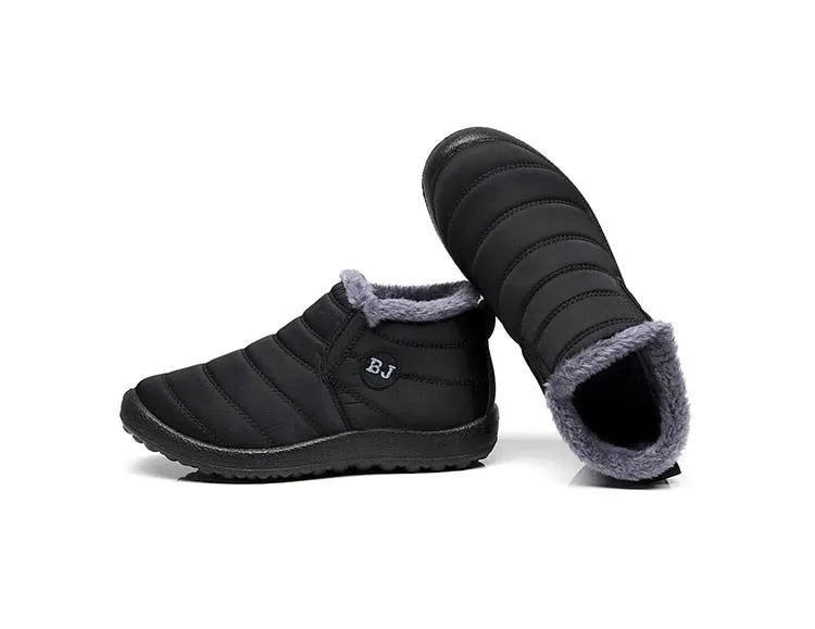 Winter Casual Shoes Women Warm Fur Ankle Sneakers