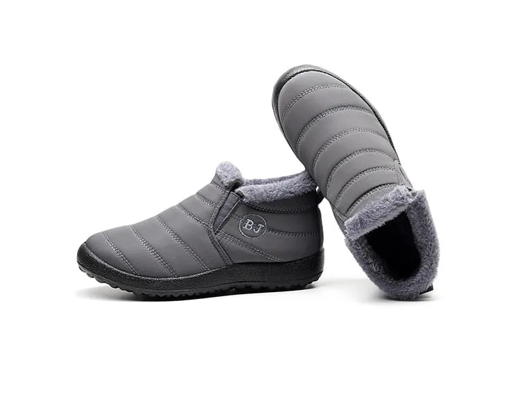 Winter Casual Shoes Women Warm Fur Ankle Sneakers